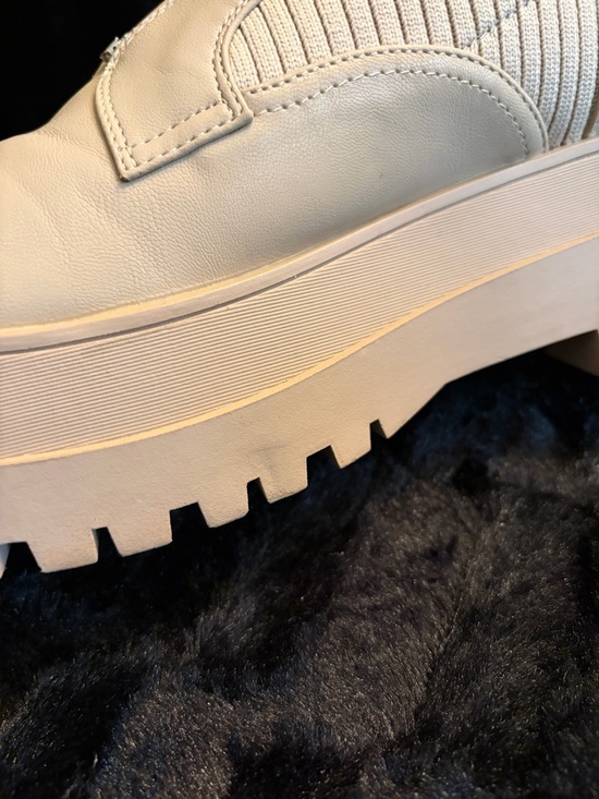 ASOS Public Desire Cream Combat Boots - Picture 7 of 16